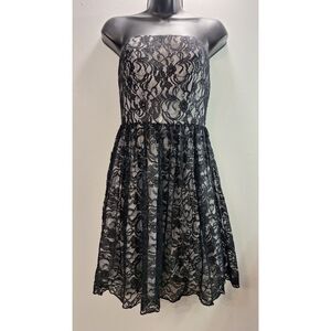 Vtg SAPPHIRE DOLLS Sz 5 Lace Y2K Formal Prom Dress Whimsigoth Fairy Grunge 90s